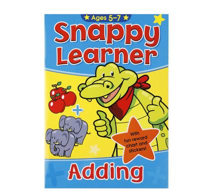 EDUCATIONAL ADDING BOOK SNAPPY LEARNER AGES 5-7
