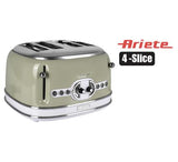 ARIETE VINTAGE DESIGN FOUR SLICE TOASTER