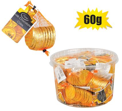 CHOCOLATE COINS 60g