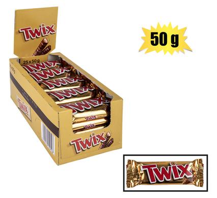 TWIX CHOCOLATE BOX OF 25
