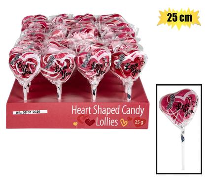 I LOVE YOU HEART LOLLY