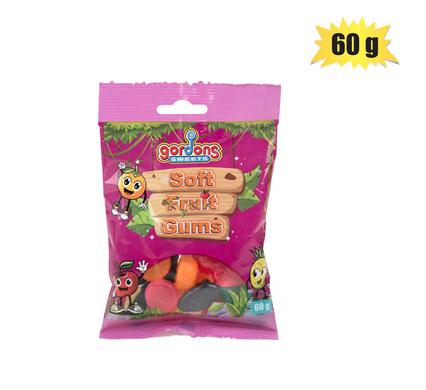 SOFT FRUIT GUMS SWEETS 60g