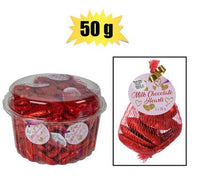 MINI HEARTS CHOCOLATES BAG 50G