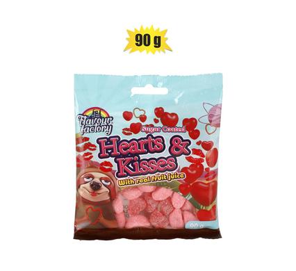 HEARTS & KISSES GUMMY SWEET 90G