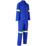 100% Cotton Technician's 2pc Overall Conti Suit With Reflective X