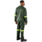 Acid Resistant 2pc Overall Conti-Suit With Reflective