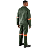 Acid Resistant 2pc Overall Conti-Suit With Reflective