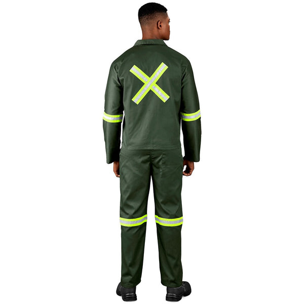 Acid Resistant 2pc Overall Conti Suit With Reflective X