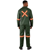 Acid Resistant 2pc Overall Conti Suit With Reflective X