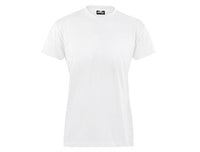 Ladies Vital 160 V-Neck T-Shirt - White While Stock Lasts