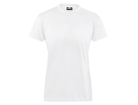 Ladies Vital 160 V-Neck T-Shirt - White While Stock Lasts