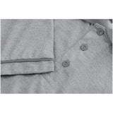 Ladies Oxford Weave Design Golf Shirt - Light Grey