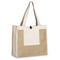 Okiyo Hikari Jute & Cotton Tote Bag