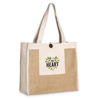 Okiyo Hikari Jute & Cotton Tote Bag