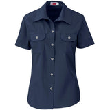 Ladies Short Sleeve Safari Shirt