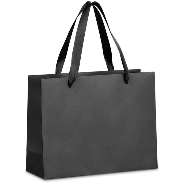 Ritz Midi Paper Gift Bag - Black