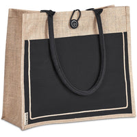 Okiyo Everyday Jute & Cotton Tote Bag