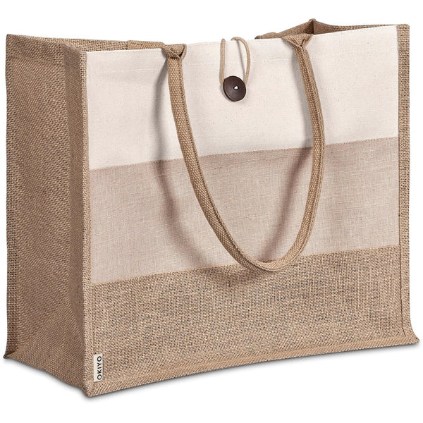 Okiyo Shinji Jute & Cotton Tote