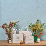 Okiyo Natural  Jute & Cotton Gift Bag