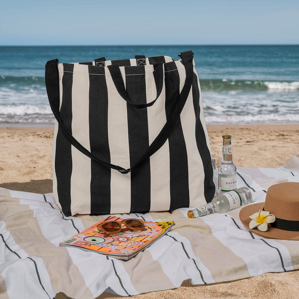 Okiyo Coastal Canvas Beach Bag