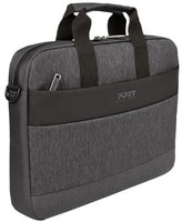 Port Designs Boston Toploader 15.6” Grey Notebook Bag