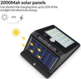 Solar 20 LED Wall Light and Night Sensor