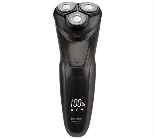 Taurus Cordless Brown 5V Wet and Dry 3 Head Digital Shaver