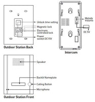 Ellies 2 Way Wireless Intercom And Door Chime