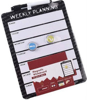 Magnetic Whiteboard Weekly Planner