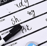 Magnetic Whiteboard Weekly Planner