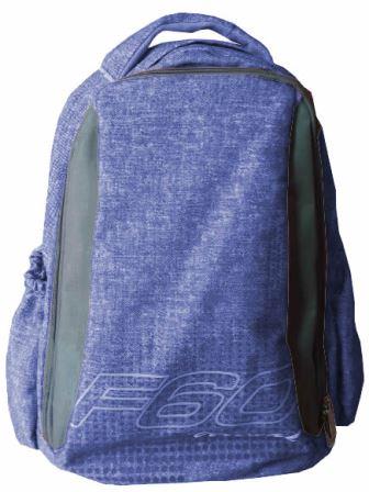 Macaroni Laureate Universal Student Backpack Blue and Grey