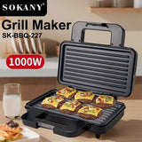 Sokany Multifunctional Grill Maker Non-Stick While Stock Lasts