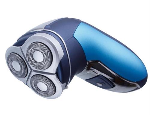 Lucky 3 Head Rechargeable Plastic Blue 3W Shaver