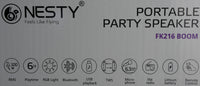 Boom Portable Party Bluetooth Speaker System