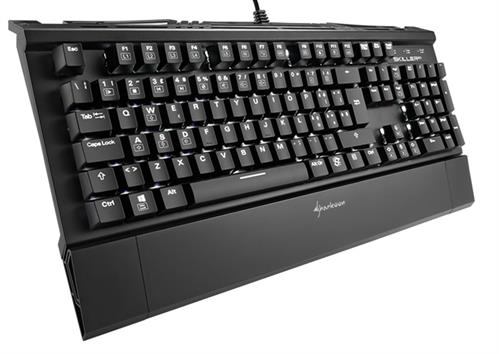 Sharkoon Skiller Mechanical USB gaming keyboard with white LED illumination