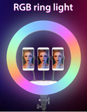Nesty 18 Inch Multipurpose Electric Powered RGB LED Ring