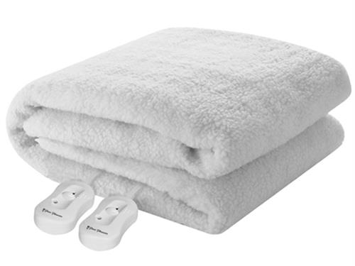 Electric Blanket Double Fullfit Pure Pleasure Sherpa Fleece