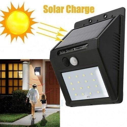 Solar 20 LED Wall Light and Night Sensor