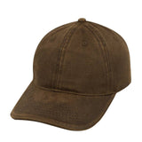 Dual Tone Oil Skin 6 Panel Cap