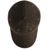 Washed Oil Skin 6 Panel Cap