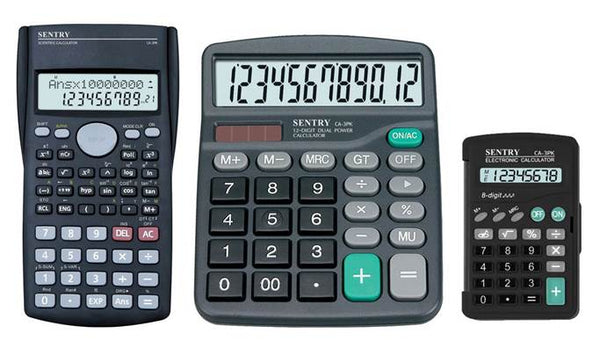 Calculators Pack of 3