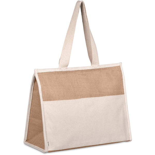 Okiyo Jute & Cotton 30-Can Cooler Bag