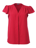 Rolando Victoria Frill Sleeve Blouse