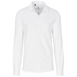 Mens AV Milano Long Sleeve Knitted Shirt 95% Cotton