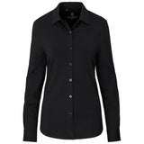 Ladies AV Milano Long Sleeve Knitted Shirt 95% Cotton