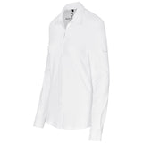 Ladies AV Milano Long Sleeve Knitted Shirt 95% Cotton