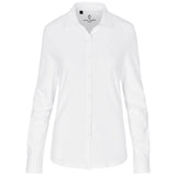 Ladies AV Milano Long Sleeve Knitted Shirt 95% Cotton