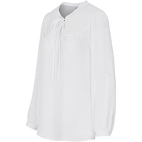 Ladies Long Sleeve USB Mandarin Collar Blouse