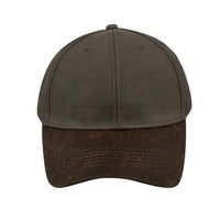 Waxed Oilskin 6 Panel Cap Two-Tone