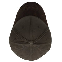 Waxed Oilskin 6 Panel Cap Two-Tone